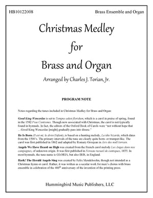 CHRISTMAS MEDLEY FOR BRASS AND ORGAN