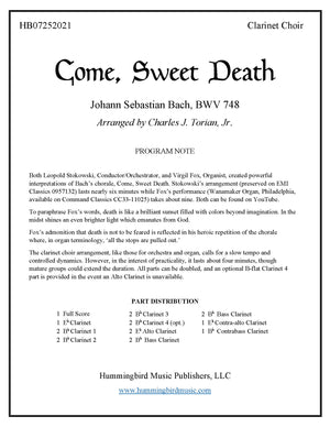 COME, SWEET DEATH