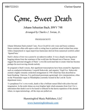 COME, SWEET DEATH