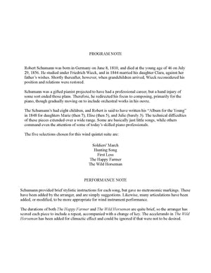 FIVE VIGNETTES from "Album for the Young"