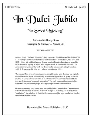 IN DULCI JUBILO