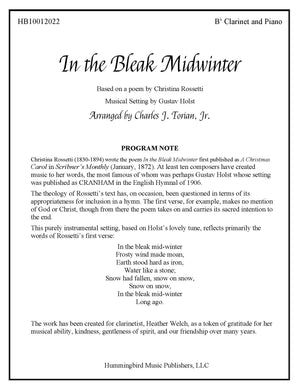 IN THE BLEAK MIDWINTER