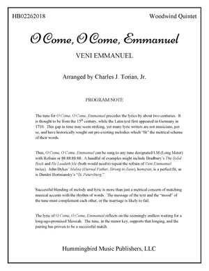 O COME, O COME, EMMANUEL