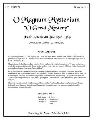 O MAGNUM MYSTERIUM