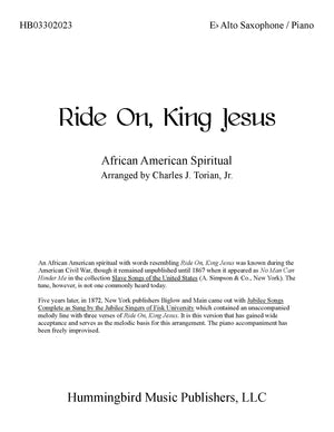 RIDE ON, KING JESUS