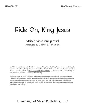 RIDE ON, KING JESUS