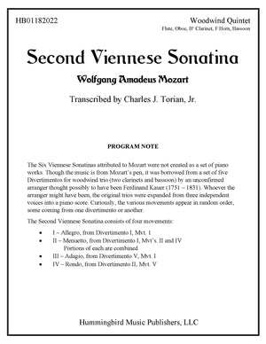 SECOND VIENNESE SONATINA