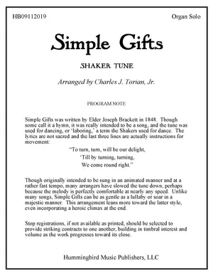 SIMPLE GIFTS