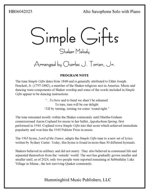 SIMPLE GIFTS