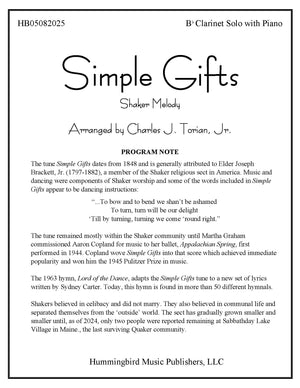 SIMPLE GIFTS