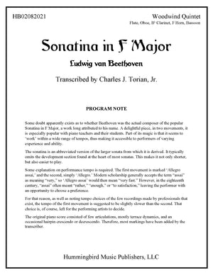 SONATINA IN F MAJOR
